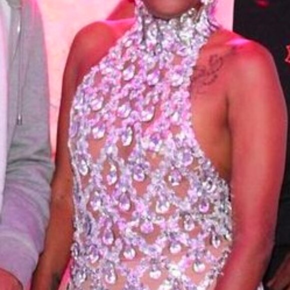 Custom Crystal Gown - Picture 9 of 16